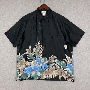 Vintage 70s Tori Richard Shirt Mens XL Hawaiian Short Sleeve Button Up